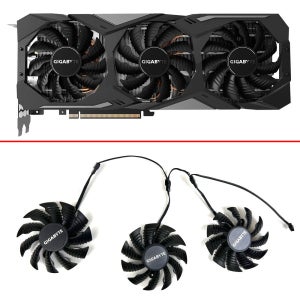 GIGABYTE 지포스 RTX 2060 RTX 2070 RTX 2080 슈퍼 게이밍 OC GPU 선풍기 82mm T128015SU PLD09215S12H 그래픽 카드 팬