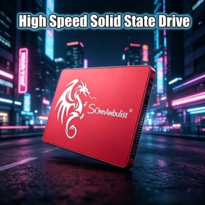 솔리드 스테이트 드라이브 SATA3 2.5 SSD 2026 새로운 SomnAmbulist 64/128/256/512/120/240/480GB PC 노트북 데스크탑 하드웨어에 이상적