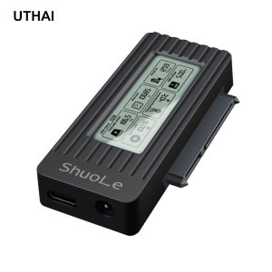 UTHAI USB3.1 간편한 드라이브 케이블 2.5/3.5 인치 Type-c 하드 드라이브 어댑터 기계식 HDD 솔리드 스테이트 SSD 어댑터 케이블 U25C