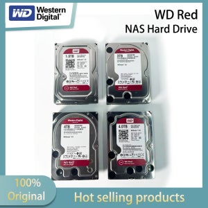 웨스턴 디지털 1TB 2TB 3TB 4TB WD 레드 NAS 메카니컬 하드 드라이브 5400 RPM 64MB SATA 3.5인치 NAS 전용 하드 드라이브 WD40EFRX