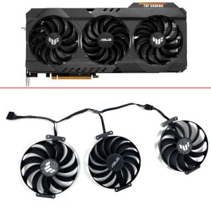 ASUS TUF GAMING Radeon RX 6700 6800 6900 XT OC 버전 그래픽 선풍기 FDC10U12S9-C GPU 선풍기, 95mm, 7 핀, T129215SU