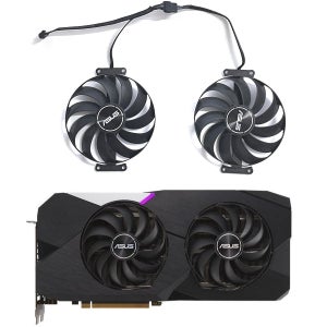 ASUS Radeon Dual RX 6600 6600XT 6700XT T129215BU CF1010U12D 5PIN 95MM RX6700 GPU 교체용 팬