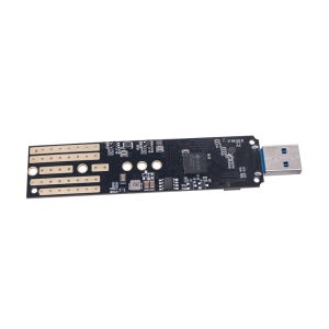 M2 to USB 3.2 GEN2 10Gbps 타입-A M.2 SATA/NVME SSD 어댑터 컨버터 라이저 카드 JMS581DL 칩 지원 2230 2242 2260 2280 M2