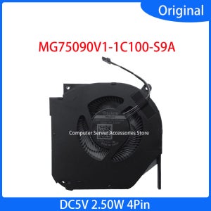 새로운 원본 MG75090V1-1C100-S9A 노트북 CPU 냉각 팬 DC5V 2.50W 4Pin THER7GM7Z0-1411 GM7ZG0M MECHREVO Z3 Pro CPU 