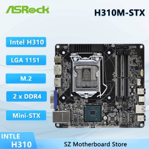 ASROCK H310M-STX 마더보드 H310 M.2 LGA 1151 DDR4 미니-STX 지원 I5-9400F I5-9600 I3-9300 I5-8500 I7-8700 CPU