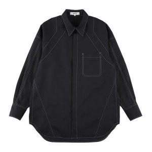 설밤 블랙 브로드 라이딩 셔츠 MY-B01-001