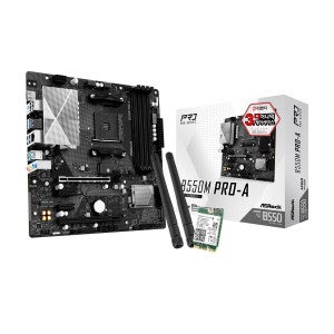 ASRock B550M Pro-A + WiFi6E 랜카드 패키지 디앤디컴