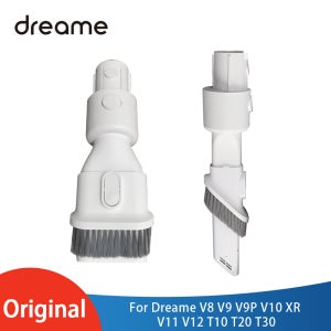 Dreame V8 V9 V9P V10 XR V11 V12 T10 T20 T30 진공 청소기 액세서리 용 원래 2 in 1 흡입 노즐 긴 플랫 브러시