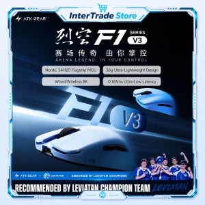 ATK F1 V2/V3 트라이 모드 무선 마우스 PAW3395 PAW3950 8000Hz 경량 게이밍 마우스 (PC용, CS, 발로란트, e스포츠) ATK F1V2 F1V3