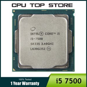 인텔 코어 i5 7500 CPU 3.4GHz LGA 1151 쿼드 코어 쿼드 스레드 프로세서