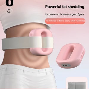 새로운 온열 압박 전기 근막 링 근육 이완 벨트 허리 마사지기 USB 충전 근막 마사지기 지방 분해