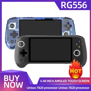 RG556 휴대용 게임 콘솔 1080*1920 안드로이드 13 시스템 RG 556 5.48인치 AMOLED 스크린 5500mAh WIFI BT5.0 레트로 비디오 플레이어