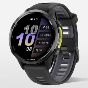 가민 포러너 970 러닝 GPS 스마트워치 블랙/앰프옐로우, 47mm