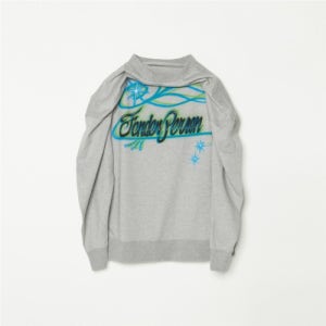 [찬스클로딩] AIRBRUSHED LONG TEE - GRAY TENDER PERSON
