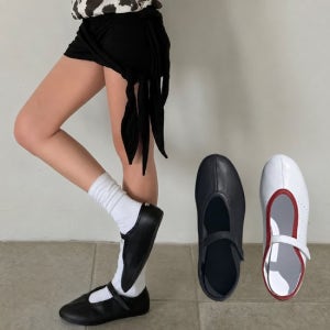 아디다스 스탠스미스 발레 메리제인 운동화 발레슈즈 블랙 화이트 JQ6939