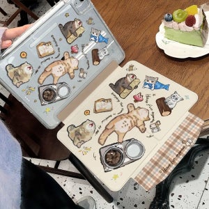 뮤직 기타 고양이 셰프 생선 빵 아이패드 프로 에어 M5 M4 M3 M2 18 20 21 22 2 1 11세대 A16 12.9인치 10 9 8 7 6 5세대 미니 7 6 8.3인치