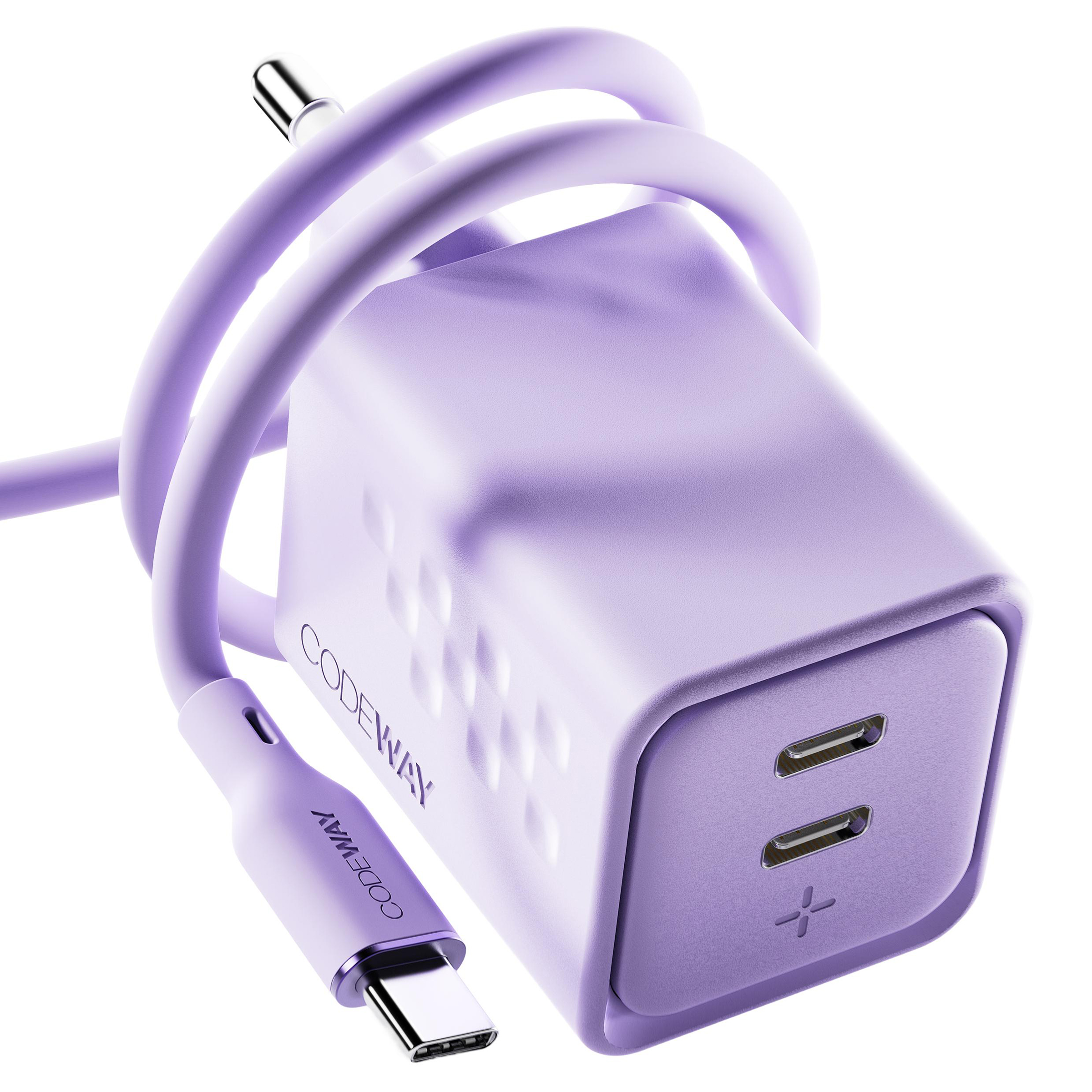 코드웨이 50W 초고속 충전기 + 100W C to C 타입 충전 케이블 2m 세트