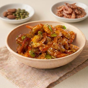 입맛이 도는 먹기 좋은 밥 반찬 3종세트 (건새우볶음 견과멸치볶음 우엉진미채)_120g 3팩