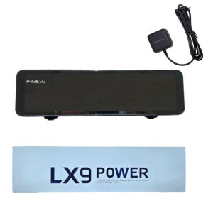 파인뷰 룸미러형 LX9파워 후방 실외카메라 후진시 주차선 가이드 라인 지원[전후방 QHD/GPS 포함]  자가장착  128GB
