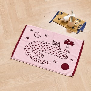 사파리 타월발매트 PINK 45X65cm