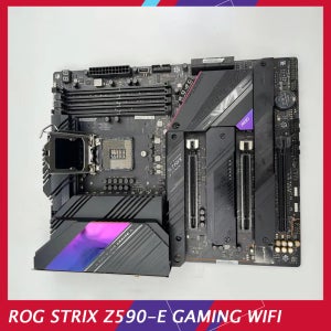 ATX 마더보드 Z590 DDR4 PCI-E 4.0 4 × M. 2 USB3.2 11세대/10세대 ROG STRIX Z590-E GAMING WIFI