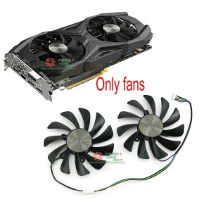 ZOTAC GTX1080ti GTX1070ti AMP Edition GAA8S2U용 새 그래픽 비디오 카드 냉각 팬