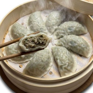 청우 냉동 얇은피 왕교자 만두 고기 1.2kg 3개 + 김치 1.2kg 1개 세트[업소용,대용량]