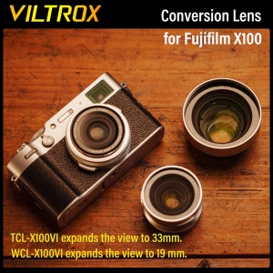 Viltrox WCL-X100VI TCL-X100VI 1.4X 텔레컨버전 렌즈 0.8X 와이드 컨버전 렌즈 카메라(후지필름 X100 X100VI X100V용)