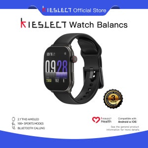 키슬렉트 발란스 스마트 콜링 워치, 2.1인치 곡면 AMOLED 디스플레이 AOD 피트니스 건강 트래커 터치스크린 방수 기능 탑재