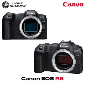 캐논 EOS R8 풀프레임 미러리스 카메라 – 24.2MP, 4K60p, 6K 오버샘플링, 컴팩트하고 가벼움