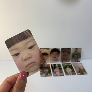[10장]투명 양면 포토카드 굿즈 아이돌포카 돌잔치, 추카포카