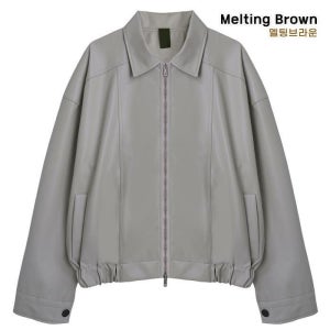 로즈블로썸 [멜팅브라운] 남성 가죽자켓 절개래더자켓 MZ25 (30019194A)