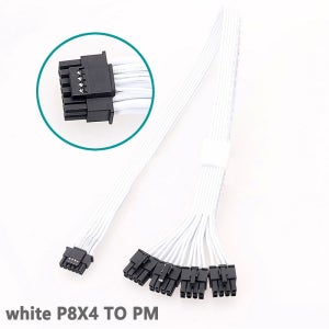 4X8Pin to 16Pin 그래픽 카드 케이블 PCI5.0 12VHPWR 16AWG+18AWG 완전 모듈형 전원 어댑터 케이블 RTX4080 RTX4090에 적합