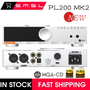 SMSL PL200 mk2 CD HIFI MQA-CD 고해상도 CD 플레이어 피아노 키 디자인 DSD512 블루투스 LDAC Aptx-HD 하이엔드 클래스 PL200MKII ES9