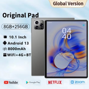 BDF 2026 스페셜 패드 신형 10.1인치 안드로이드 태블릿 옥타코어 8GB 램 256GB 롬 4G LTE 5G 와이파이 태블릿 PC 듀얼심 듀얼 카메라