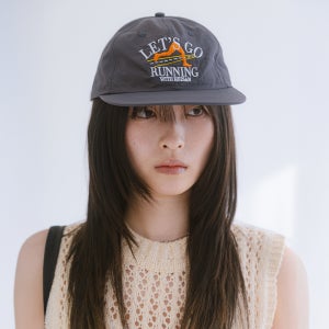 [하이산] 레츠고 나일론 캠프캡 러닝 차콜