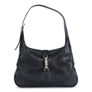 구찌 재키 1961 미디움 숄더백 블랙 863136 AAGDJ 1000 863136AAGDJ1000 여성 버킷백 호보백 가방 BLACK LEATHER JACKIE 158311859