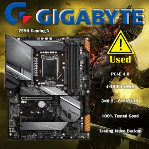 기가바이트 Z590 게이밍 X 인텔 Z590 익스프레스 LGA 1200 ATX DDR4 마더보드