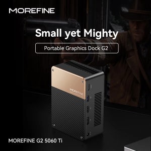 MFOREFINE G2 RTX 5060 Ti용 외장 GPU 도크, 16GB GDDR6 그래픽 카드 도킹 스테이션 eGPU 인클로저