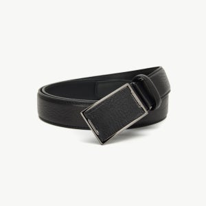 [BLACK LABEL] 정장 자동 벨트_블랙