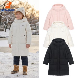 NEPA KIDS 네파키즈 공용 유니버스 롱 구스 다운 자켓 KKF2003