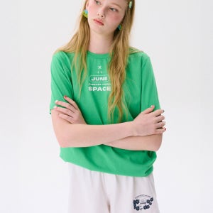 준준스페이스 Colorful Basic T-Shirts_Green