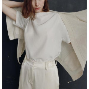 [디온즈] SILK KNIT ROBE [IVORY] FID4XX00031
