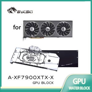 XFX RX7900 XTX Merc 310 OC 비디오 카드 수냉식/풀 커버 라디에이터 밀도 높은 수로 A-XF7900XTX-X용 Bykski GPU 블록