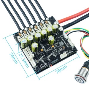 그룹 D7 전동 스케이트보드 키트에는 200A 듀얼 FSESC 6.7 Pro Plus, 140KV/190KV BLDC 6374 모터 및 리모컨이 포함됩니다.