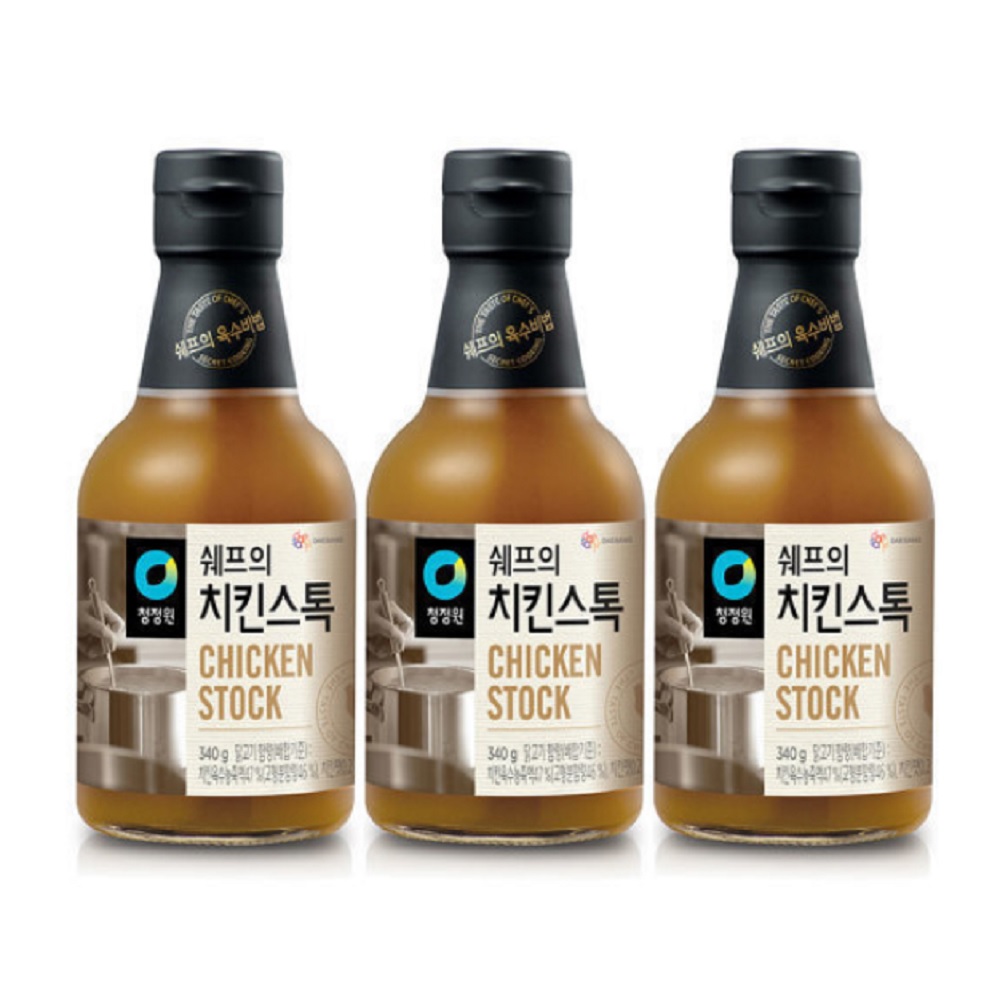 쉐프의 치킨스톡 340g x 3개 (10,800원) (무료)