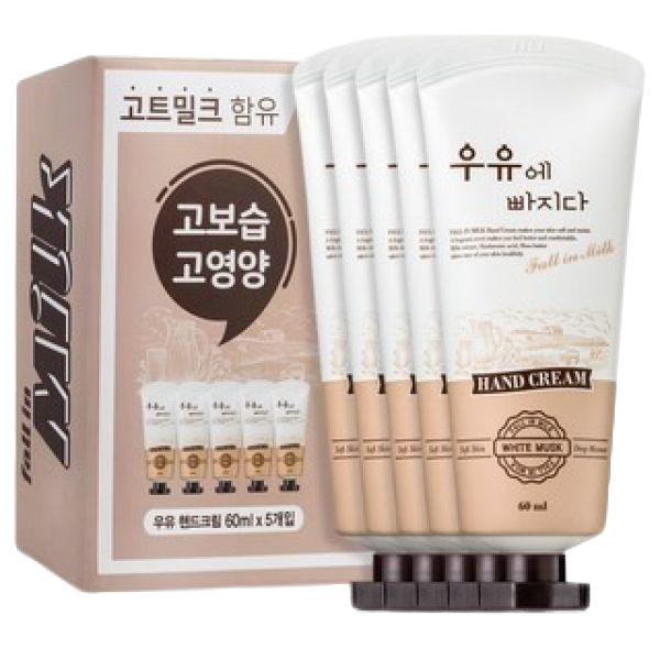 사임당 우유 대용량 휴대용 핸드크림 세트 60mlX10개 우유 대용량 휴대용 핸드크림 세트 60mlX