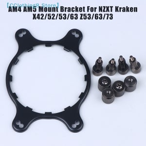 NZXT Kraken X41 X42 X51 X52 X61 X62 X63 X72 X73 Z63 Z73【AliS8】용 AM4 AM5 마운트 브래킷 스터드 너트 키트【AliS8】
