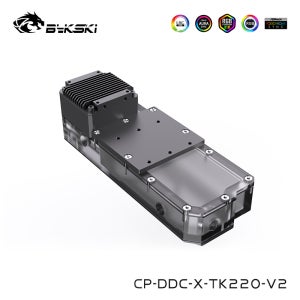 Bykski 캐비닛 수냉 ARGB 5V 사각형 물 탱크, 맞춤형 액체 수냉기 저수조, G1/4 CP-DDC-X-TK220-V2