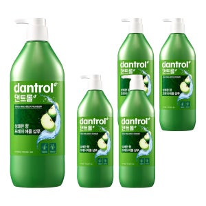 댄트롤 프레쉬 애플 샴푸 820ml 5개입 아모레퍼시픽  비듬 가려움 피지 케어 약산성 저자극 포뮬러 사과향 샴프 삼푸